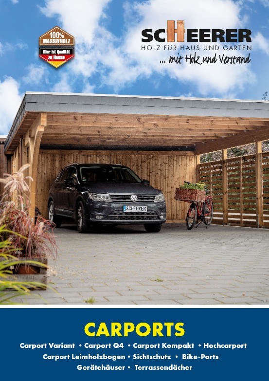Scheerer Katalog Carport 2026